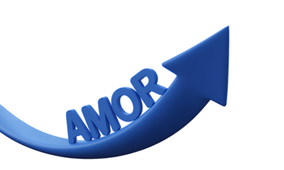 Love Concept, Upward Arrow, 3D Illustration