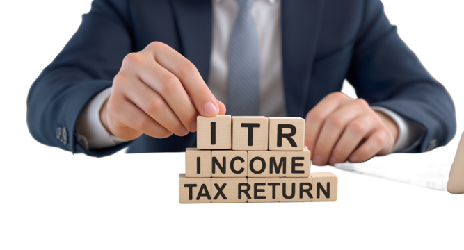 Income Tax Return Concept Business Finance and Compliance