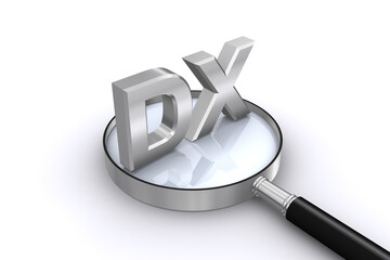 DXのテキストと虫メガネ