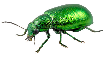 Naklejka premium Vintage engraved illustration of beetle isolated on white