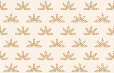 Ethnic tribal  beige background. Seamless tribal pattern, folk embroidery, tradition geometric ornament. Traditional design for fabric, textile, print, rug, paper, carpet