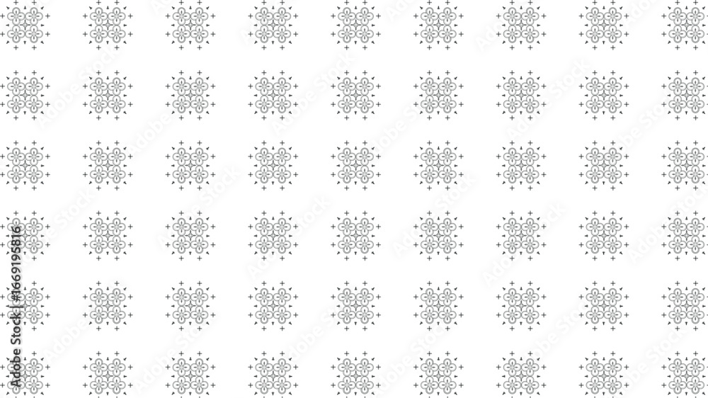 Aufkleber elegant continuous flow wavy seamless vector pattern with smooth curves, minimalist abstract geometr