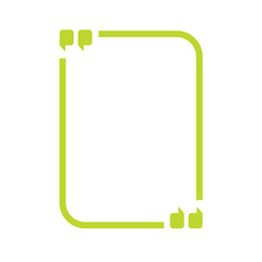 Quotes Text Box Frame