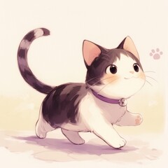 cute cartoon cat