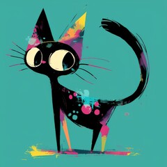 cute cartoon cat