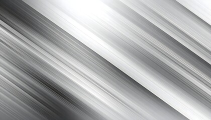 Fototapeta premium Abstract layered black and white diagonal stripes with soft reflections