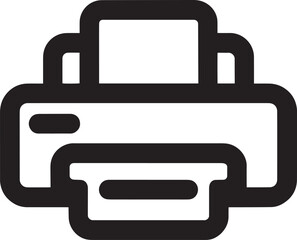Printer Icon Vector Illustration Symbol for Printing Documents and Images with Modern Design Style