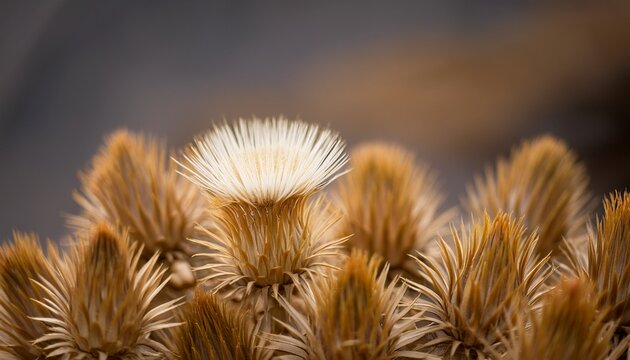 flora of gran canaria carlina salicifolia species of thistle found in macaronesia natural macro floral background