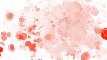Pink watercolor background with copyspace for your design. vector.
