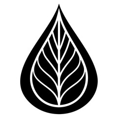 Water drop with leaf vector illustration eco-friendly nature conservation icon,
Eco water droplet icon,
Leaf water vector,
Sustainable water illustration
