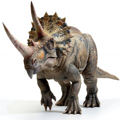 Fototapeta premium tyrannosaurus rex dinosaur 3d render with png white background isolated
