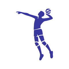 Strong Arm Spike Silhouette