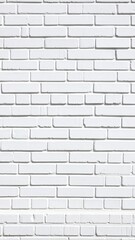 Obraz premium White Painted Brick Wall Texture Background