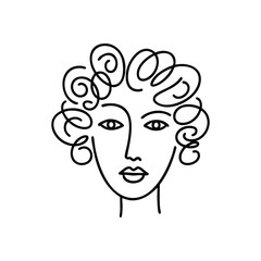 Enigmatic Monochrome Face Artwork. Captivating black and white digital art featuring a mysterious human visage. This high contrast abstract design evokes inner thoughts and dreams.
