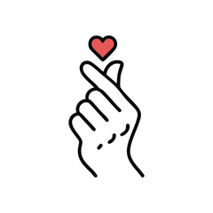 Simple Red Heart Icon on Black. This bold graphic features a vivid crimson shape, embodying affection, passion, and appreciation. Ideal for conveying positive emotions or digital engagement.