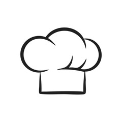 Classic Chef Toque Artwork. This pristine white cook's headwear signifies gastronomic mastery and professional culinary skills. Ideal for dining establishments, catering, or cooking education.