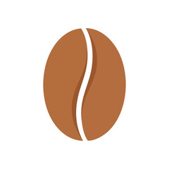 Fresh Coffee Bean Design. This singular rich seed, set against a deep void, represents morning vitality and comforting moments. Ideal for beverage projects.