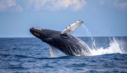 Naklejka premium Whale