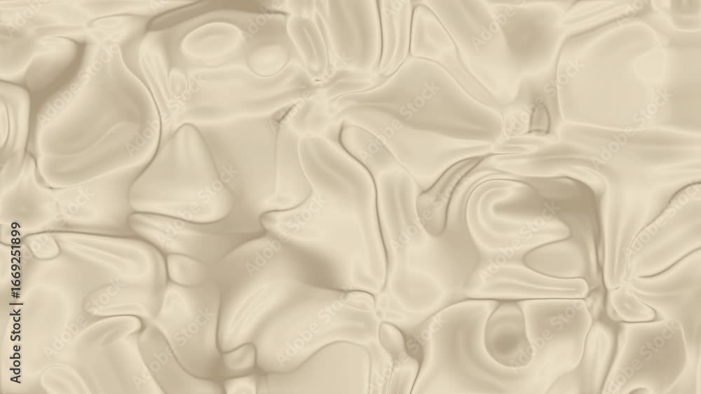 Aufkleber abstract beige background with flowing, organic shapes and a silky texture. smooth, swirling pattern