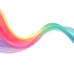 Vibrant colorful abstract waves digital art creative design bright environment artistic perspective