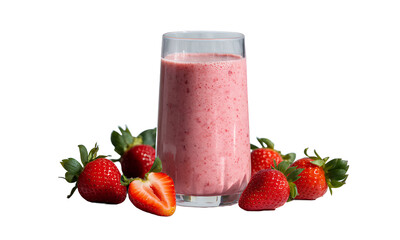 Refreshing Strawberry Smoothie with Fresh Berries