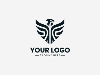 Obraz premium Automotive Eagle Logo vector illustration design
