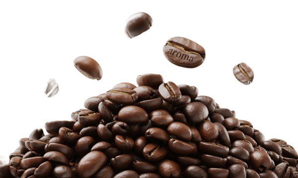 Roasted Coffee Beans, Aroma, Coffee Background, Caffeine