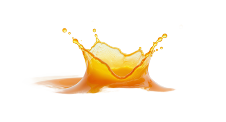 Splash of liquid, crown shape, high speed photography