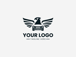 Obraz premium Automotive Eagle Logo vector illustration design