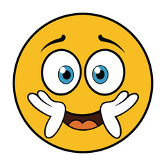 A shy embarrassed emoticon with blushing cheeks and a nervous smile, showing awkwardness or discomfort in a cute and expressive way, perfect for funny or shy moments.
