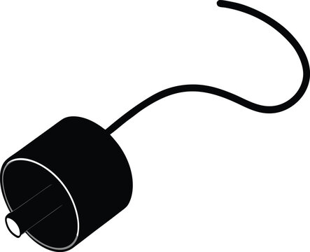 Vector illustration of a spool of wire