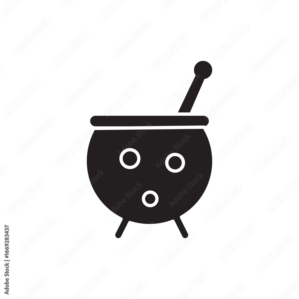 Poster caudron icon vector logo set collection vector trendy style illustration for web and app..eps