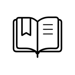 Book With Tag Icon for Web and Graphic Design