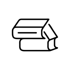 Books With Profile Icon for Web and Graphic Design