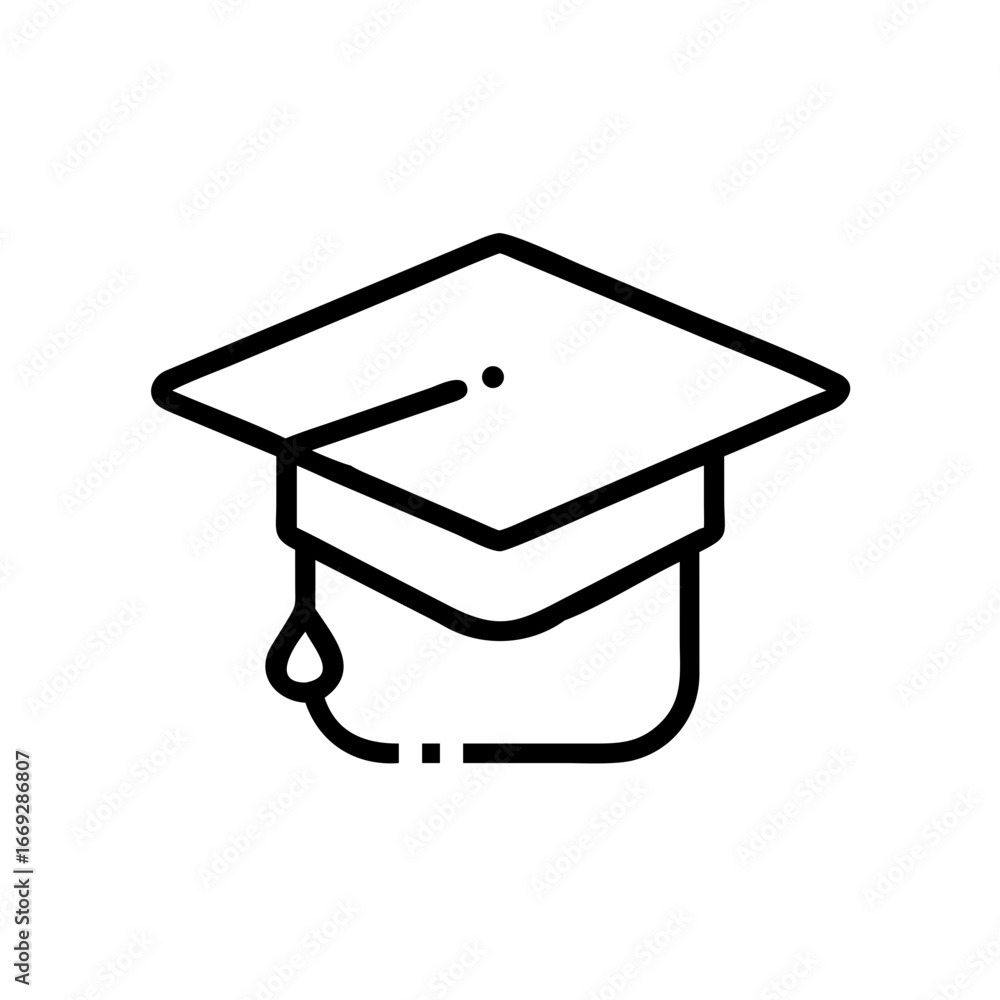 Poster e learning platform icon for web and graphic design