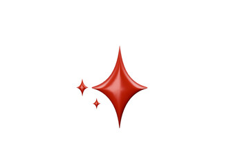 red spark, sparkle, star, star icon, stars, twinkle, PNG