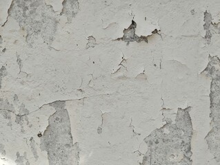 Close up of grunge old wall weathered with peeling paint texture background	