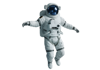 Floating in the Void A Solitary Astronaut Drifting Through the vast expanse of cosmic space PNG