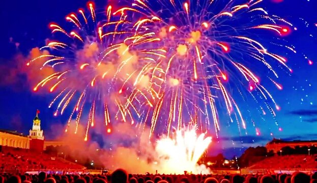 煙火是歡樂和幸福的泉源。煙火	