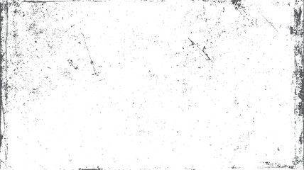 Rough vintage border texture. Faded grunge surface with edge damage. Suitable for horror design, film effects, and abstract visuals.