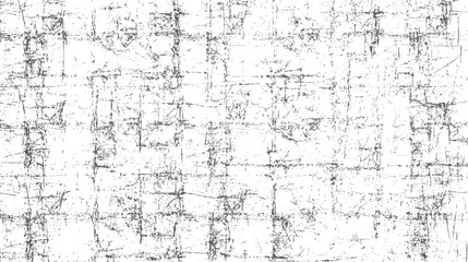 Obraz premium Messy scribbled scratch texture on white backdrop. Great for poster design, motion graphics, textured effects and damaged digital surfaces.