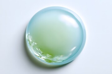 Captivating water droplet on smooth surface macro photography clean aesthetic minimalist style