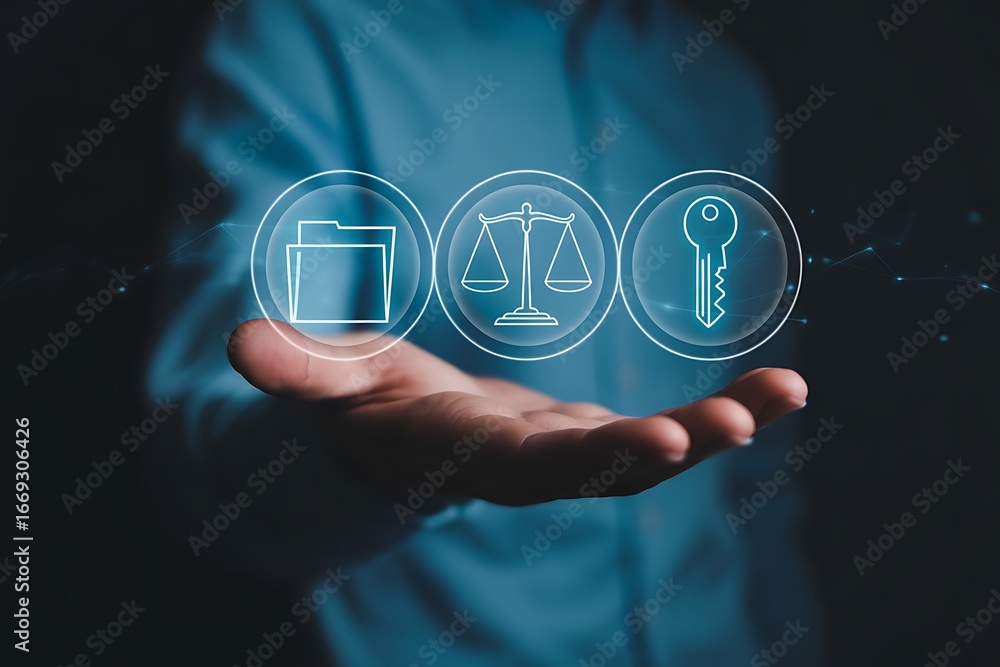 Poster data governance and compliance strategy navigating regulations with security measures for informatio