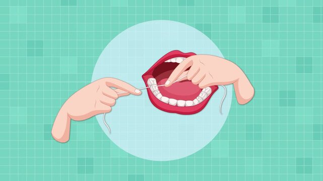 Animated Guide to Proper Dental Flossing Technique