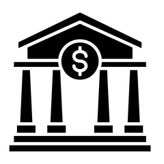 Bank  Icon Element For Design