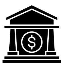 Bank  Icon Element For Design