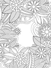 diy craft floral frame  for adults and kids and kdp