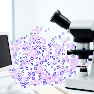 Histological examination with tissue stainer