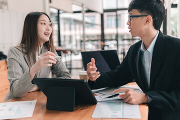 Business collaboration in urban offices engaging interactions and teamwork discussions for professionals