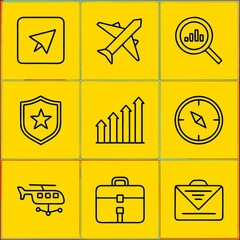 Set of web icons and symbols collection for internet and business use